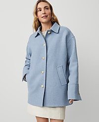 Collared Button Front Relaxed Jacket carousel Product Image 2