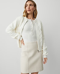 Mixed Stitch Bomber Jacket carousel Product Image 1