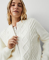 Mixed Stitch Bomber Jacket carousel Product Image 3