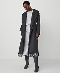 Fringe Shawl Wrap Coat carousel Product Image 2