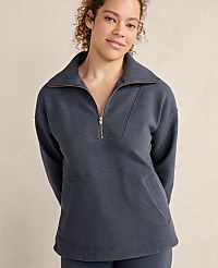 Haven Well Within Balance Organic Cotton Ottoman Half-Zip carousel Product Image 1