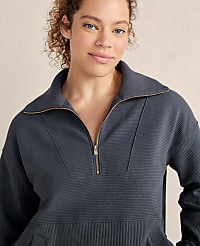 Haven Well Within Balance Organic Cotton Ottoman Half-Zip carousel Product Image 2