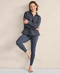Haven Well Within Balance Organic Cotton Ottoman Half-Zip carousel Product Image 5