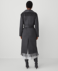 Fringe Shawl Wrap Coat carousel Product Image 3
