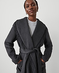 Fringe Shawl Wrap Coat carousel Product Image 4