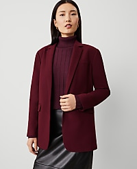 Flannel Heather Notch Collar Blazer carousel Product Image 1