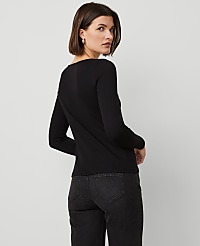 Wide V-Neck Top carousel Product Image 2