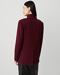 Flannel Heather Notch Collar Blazer carousel Product Image 2
