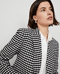 The Checked Relaxed Double Breasted Blazer carousel Product Image 4