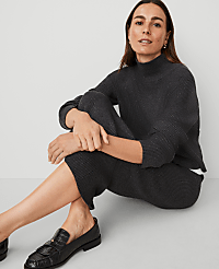Weekend Collection Ribbed Mock Neck Sweater carousel Product Image 3