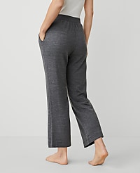 Heathered Wide-Leg Lounge Pant carousel Product Image 2