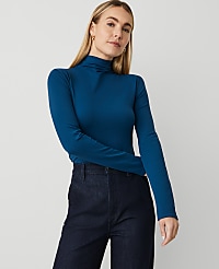 Long Sleeve Mock Neck Top carousel Product Image 1
