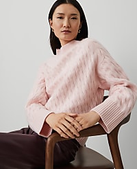 Cashmere Cable Sweater carousel Product Image 3