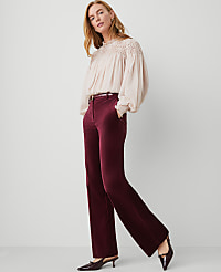 The Petite Jayne Trouser Velvet Pant carousel Product Image 1