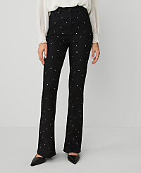 The Petite Embellished Flare Jean carousel Product Image 2