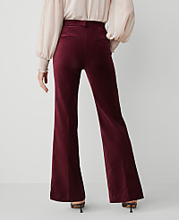 The Petite Jayne Trouser Velvet Pant carousel Product Image 3