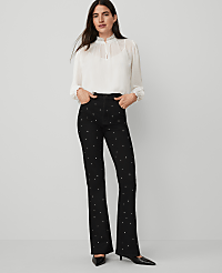The Petite Embellished Flare Jean carousel Product Image 1
