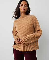 Cashmere Cable Sweater carousel Product Image 1
