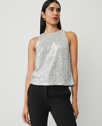 Sequin Halter Top carousel Product Image 1