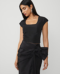 Fitted Square-Neck Top carousel Product Image 2