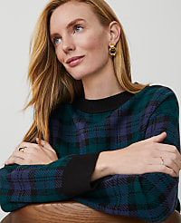 Plaid Sweater carousel Product Image 3