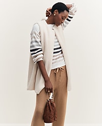 Weekend Collection Sherpa Long Vest carousel Product Image 4