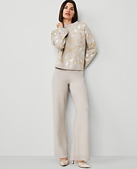 The Petite Wide-Leg Sweater Pant carousel Product Image 2