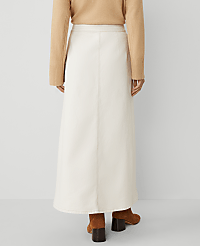 Weekend Collection Denim Wrap Maxi Skirt carousel Product Image 3