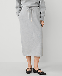 Weekend Collection Fleece Midi Skirt carousel Product Image 2