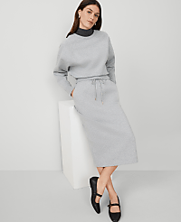 Weekend Collection Fleece Midi Skirt carousel Product Image 1