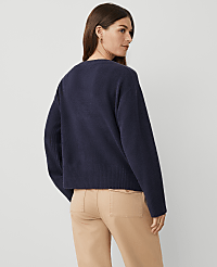 Weekend Collection Relaxed V-Neck Sweater carousel Product Image 2