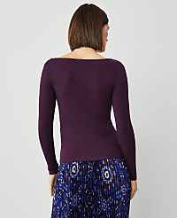 Asymmetric Neck Top carousel Product Image 2