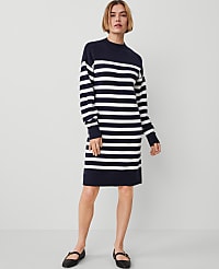 Petite Weekend Collection Striped Sweater Dress carousel Product Image 2