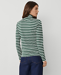 Weekend Collection Striped Turtleneck Top carousel Product Image 2