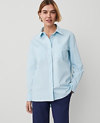 Petite Weekend Collection Pocket Tunic Shirt carousel Product Image 1