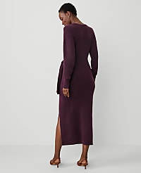Wrap Sweater Dress carousel Product Image 3