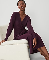 Wrap Sweater Dress carousel Product Image 5