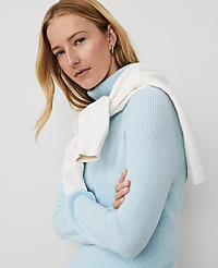 Petite Weekend Collection Ribbed Sweater Dress carousel Product Image 4