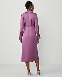 Collared Midi Shirtdress carousel Product Image 2