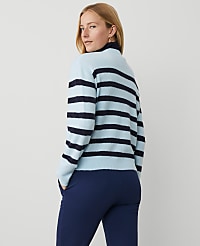 Weekend Collection Striped V-Neck Cardigan carousel Product Image 3