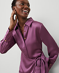Collared Midi Shirtdress carousel Product Image 3