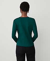 Asymmetrical Wrap Top carousel Product Image 2