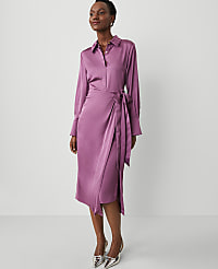Collared Midi Shirtdress carousel Product Image 1