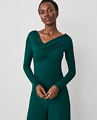 Asymmetric Ruched Top carousel Product Image 1