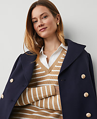 Striped Layered Mixed-Media Sweater carousel Product Image 4