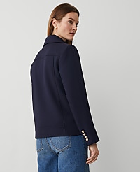 Twill Double Breasted Peacoat carousel Product Image 3