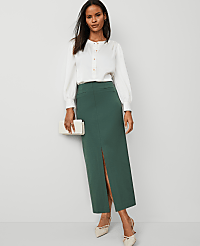 Ponte Pocket Maxi Skirt carousel Product Image 2