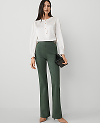 The Skinny Flare Trouser Pant in Ponte carousel Product Image 2