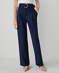 The Belted Straight-Leg Pant carousel Product Image 3