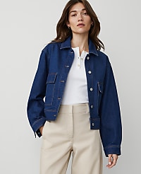 Petite Weekend Collection Denim Jacket carousel Product Image 1